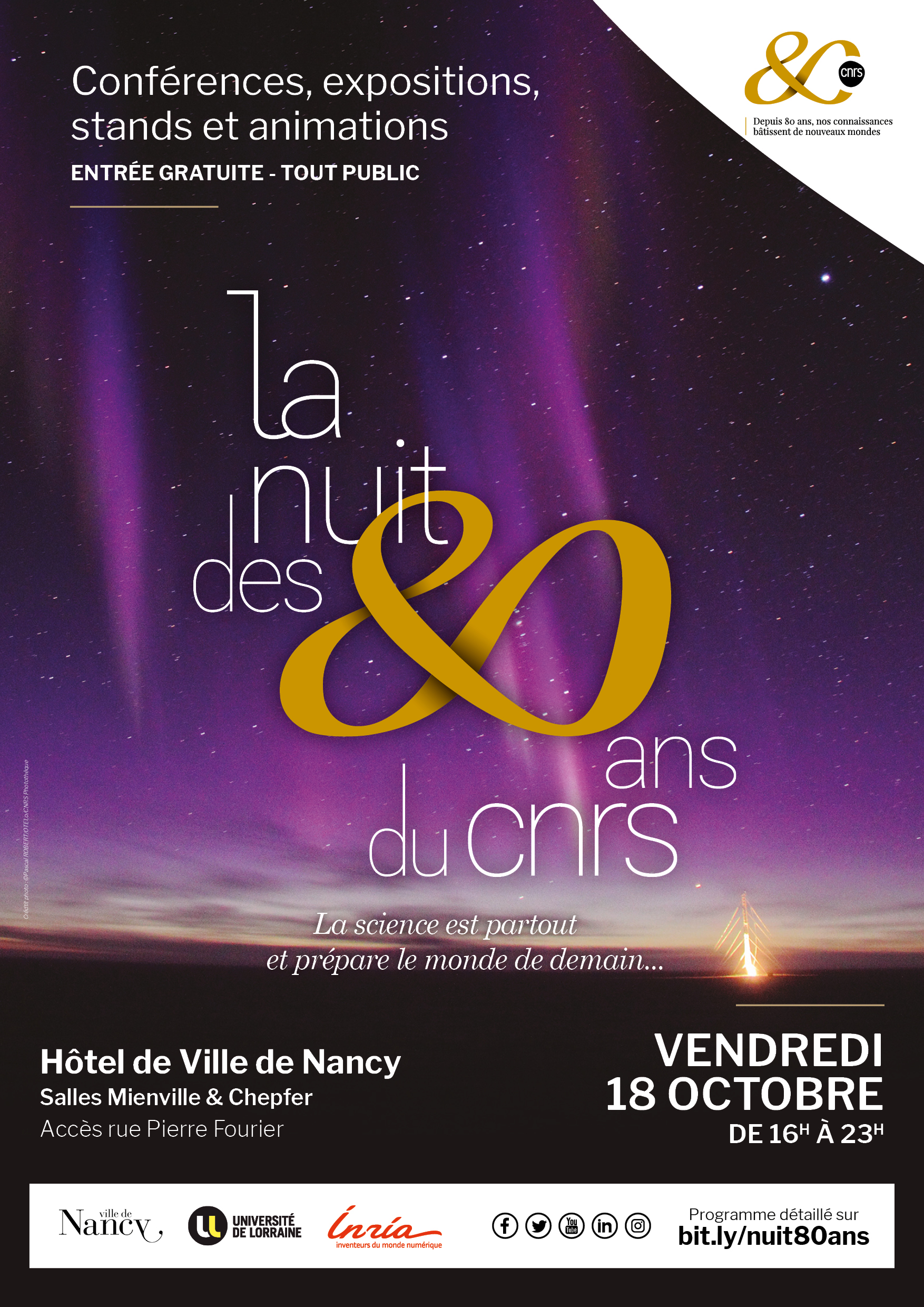 La Nuit Des 80 Ans Du Cnrs Regalor