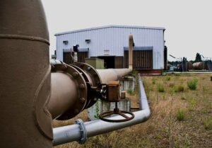 Visite usine gaz de mine La Française de l'Energie à Avion (Nord)