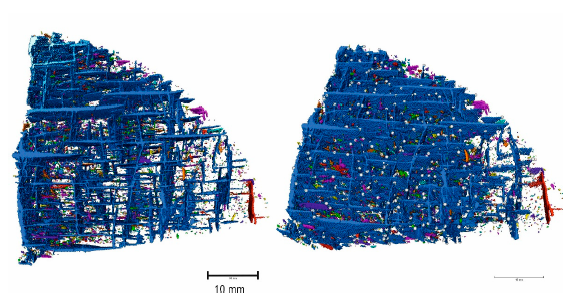 Tomographie d'un échantillon de charbon lorrain